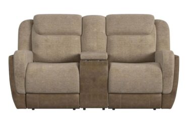 Hornet Ranch Beige Reclining Loveseat