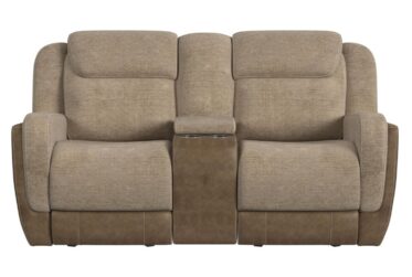 Hornet Ranch Beige Reclining Glider Loveseat