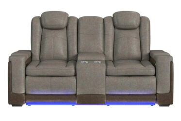 Lantana Rocky Gray Power Reclining Loveseat