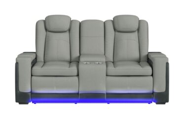 Lantana Rocky Cement Power Reclining Loveseat