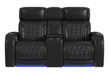 Prime Time Jett Black P3 Power Reclining Loveseat With LED