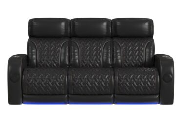 Prime Time Jett Black P3 Power Reclining Sofa With LED