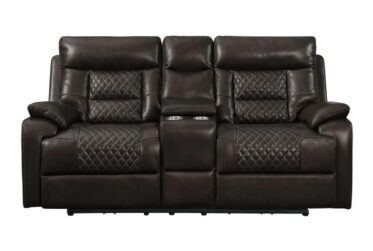 Trinidad Pebble Brown Power Reclining Loveseat
