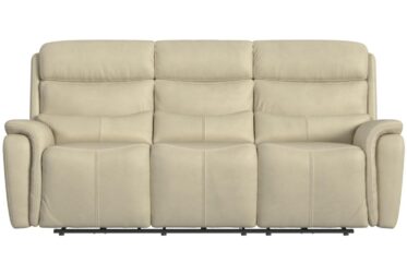 Aruba Cream Power Reclining Sofa With Power Headrest