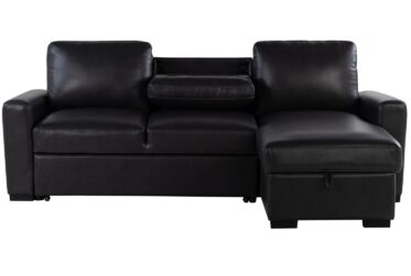 Blanche Charcoal Black Pull Out Sofa Bed