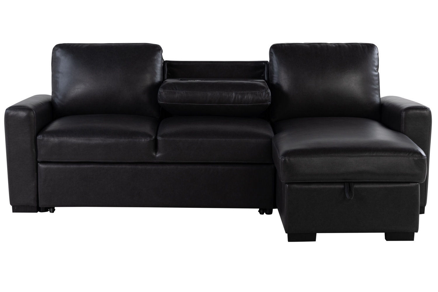 Blanche Charcoal Black Pull Out Sofa Bed