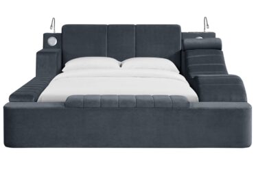 Ottawa Gray Linen Queen Transformer Bed
