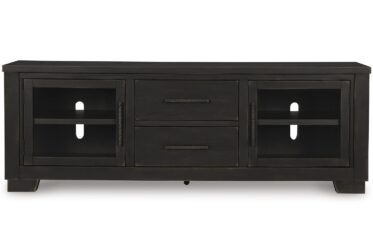 Galliden Black 80″ TV Stand